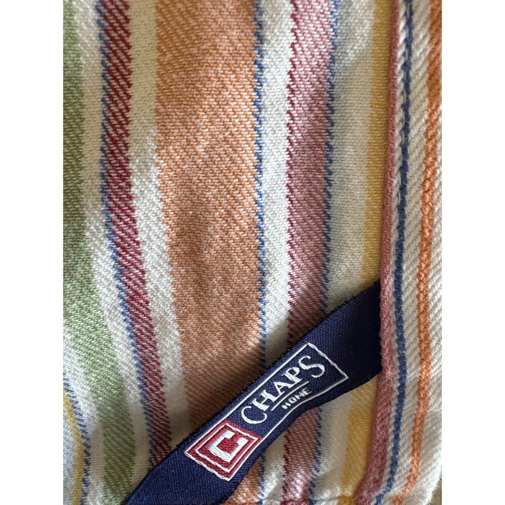 Ralph Lauren Chaps Cloth Napkins Set of 4 bright stripes 19"‎ - Picture 2 of 5